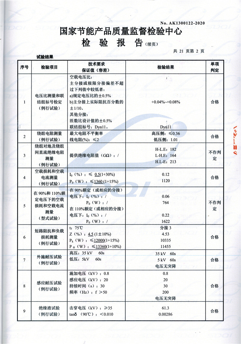 高低压试验报告-S11-1250红山红山红山油浸式变压器-2.jpg